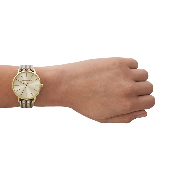 Timeless Harmony in Gold and Woven Elegance