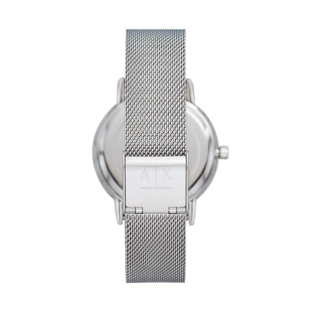 Timeless Silver Minimalist Mesh Watch