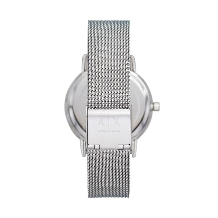 Timeless Silver Minimalist Mesh Watch
