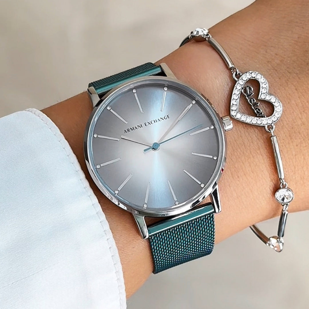 Timeless Silver Minimalist Mesh Watch