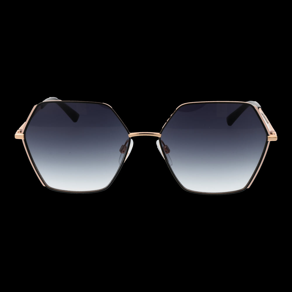 Sculpted Rose Gold Geometric Elegance