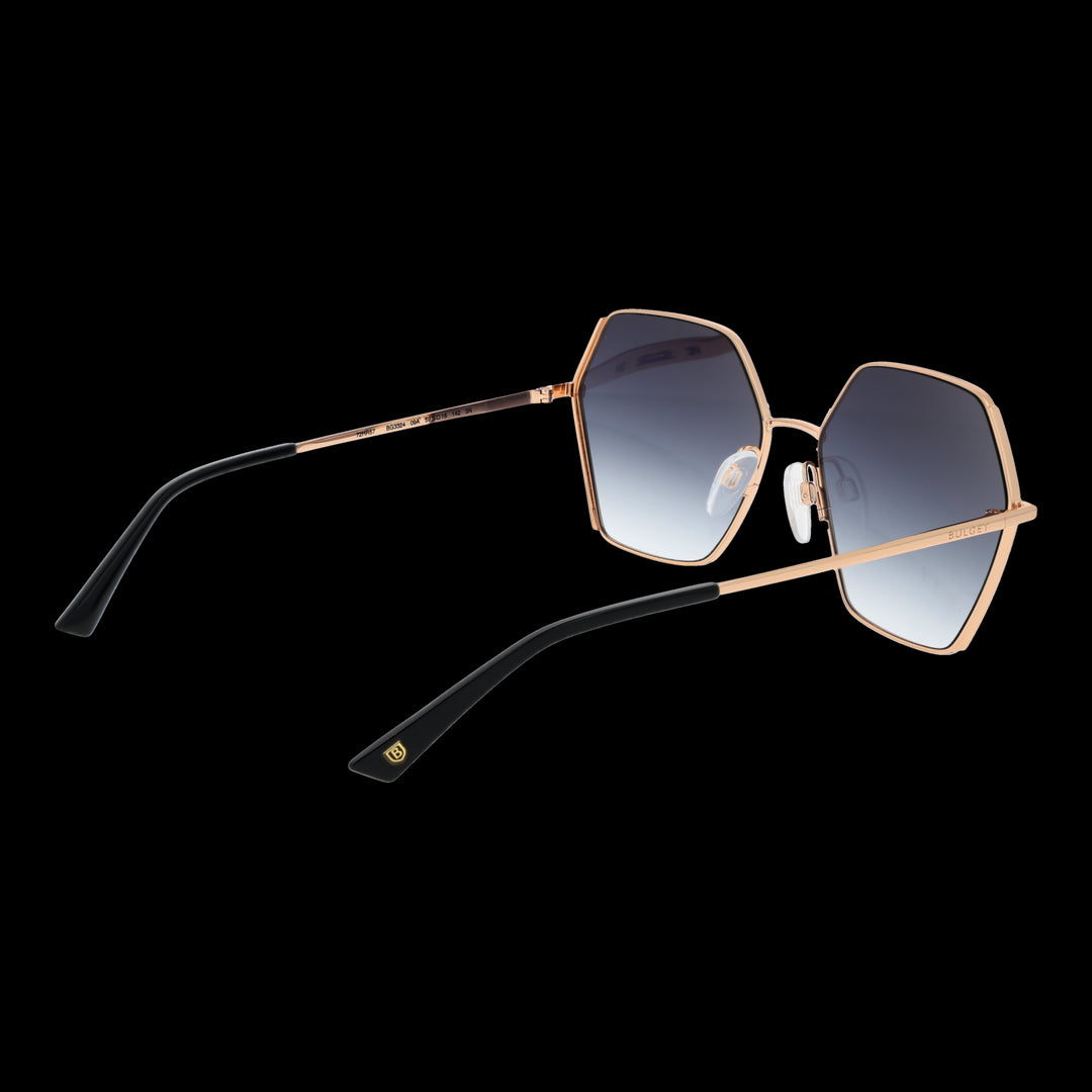 Sculpted Rose Gold Geometric Elegance