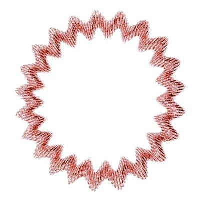 Rose Gold Elegance Woven Hair Tie