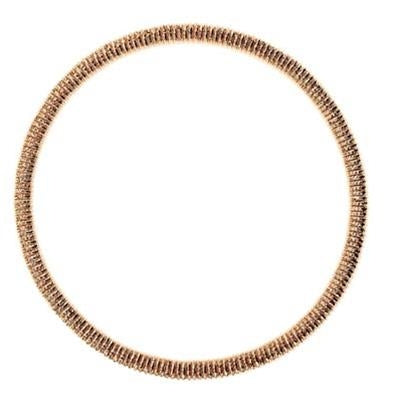 Radiant Rose Gold Elegance Necklace