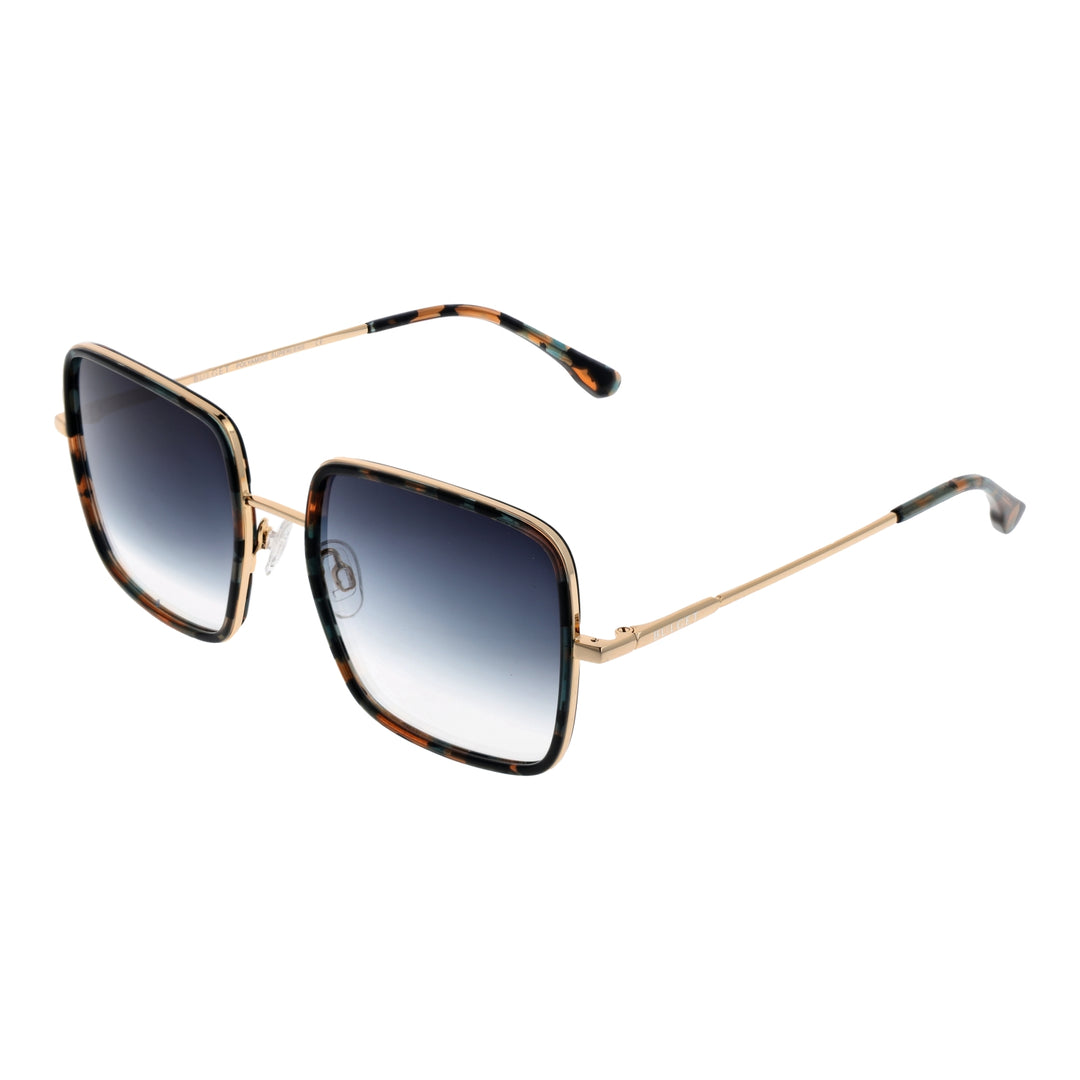Timeless Elegance in Gradient Blue and Tortoiseshell