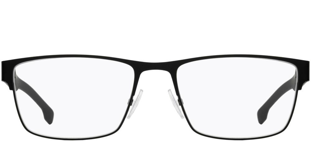 Sleek Black Stainless Steel Frame Eyeglasses
