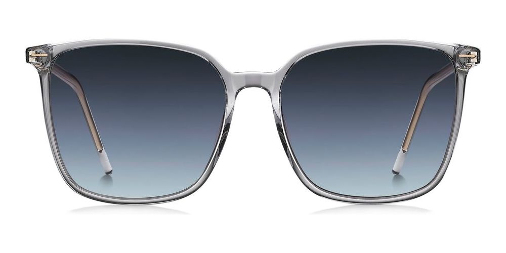 Sleek Vision in Transparent Grey and Gold
