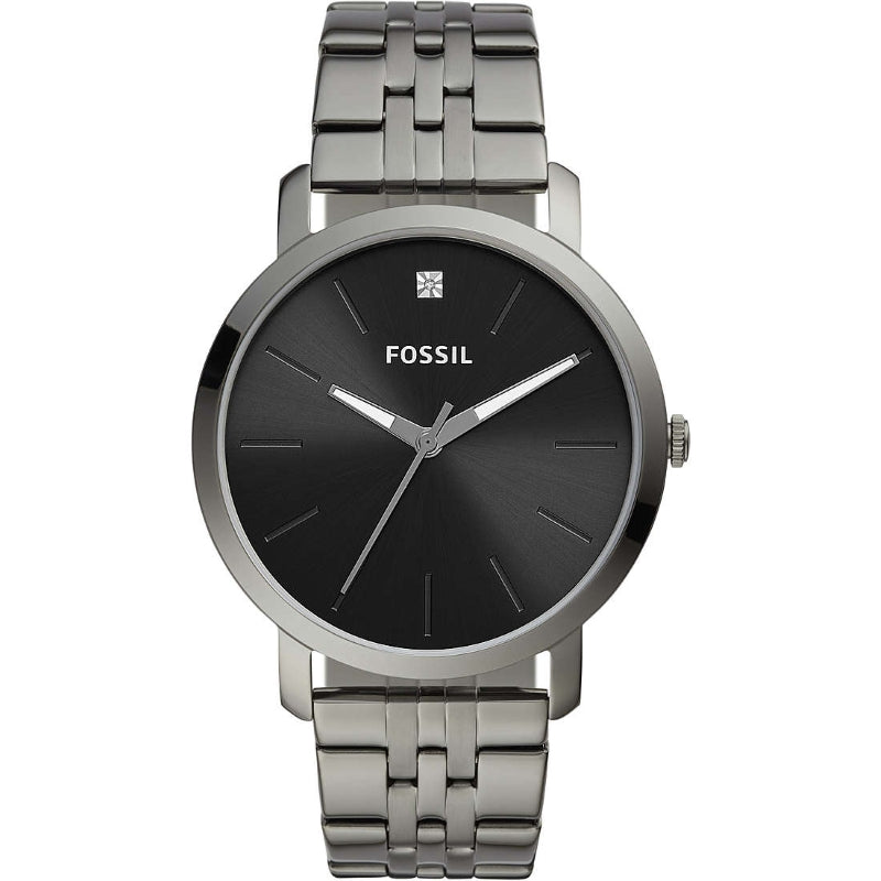 Timeless Silver Minimalist Three-Hand Wristwatch