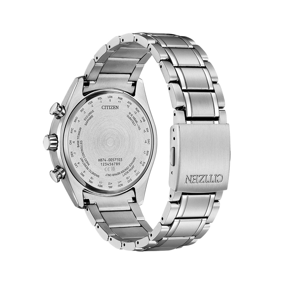 Precision Engineered Titanium Timepiece with Blue Dial