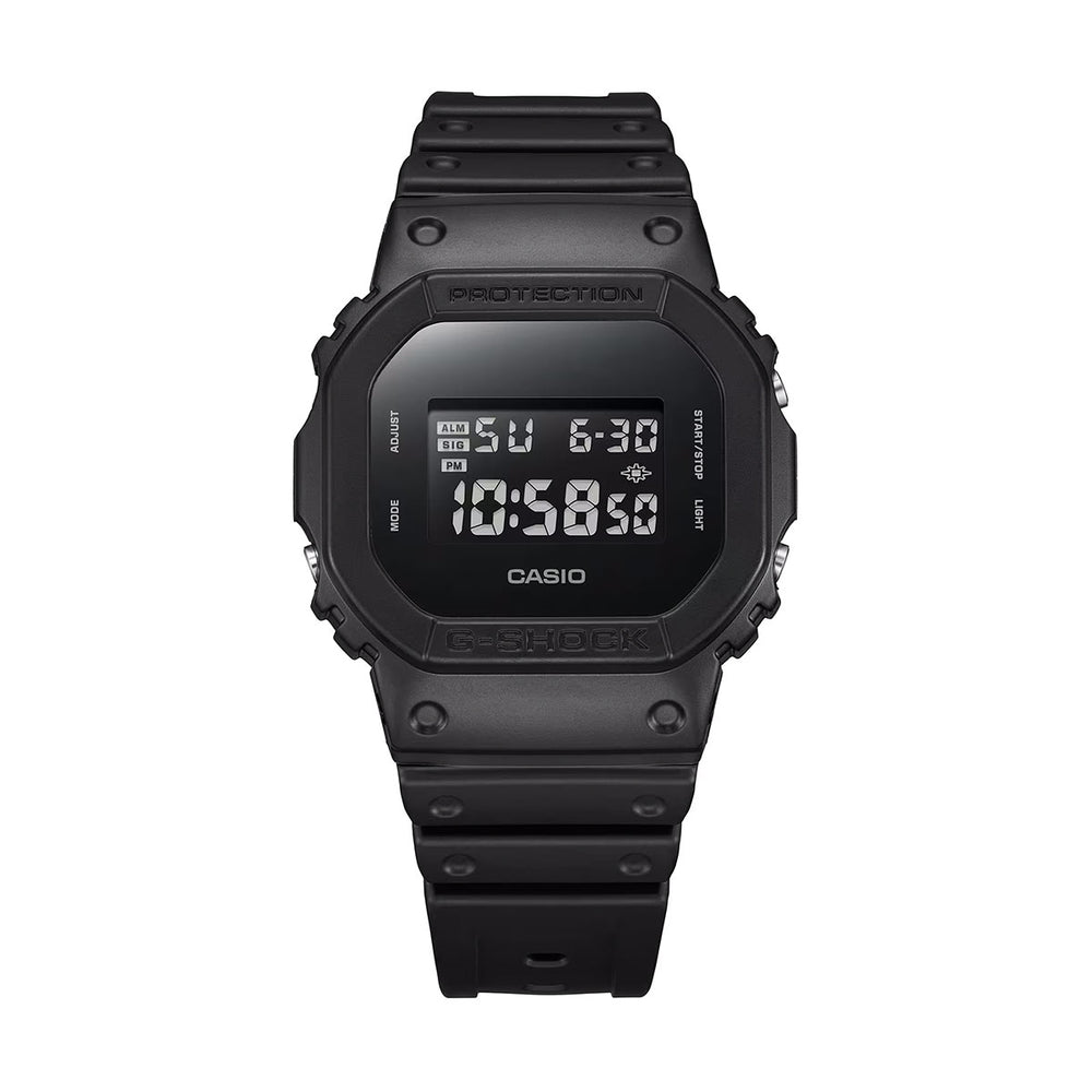 Endurance Black Resin Sport Watch with Multifunction Dial