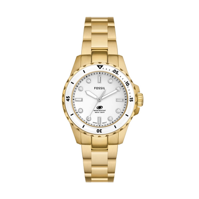 Timeless Gold-Tone Elegance with Crystal Accents