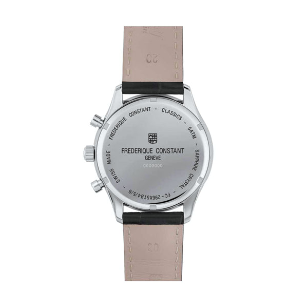 Frederique Constant Silver Chronograph Watch