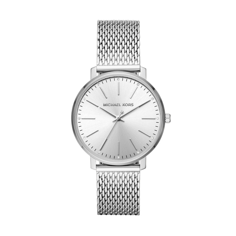 Michael Kors Silver Mesh Analog Watch