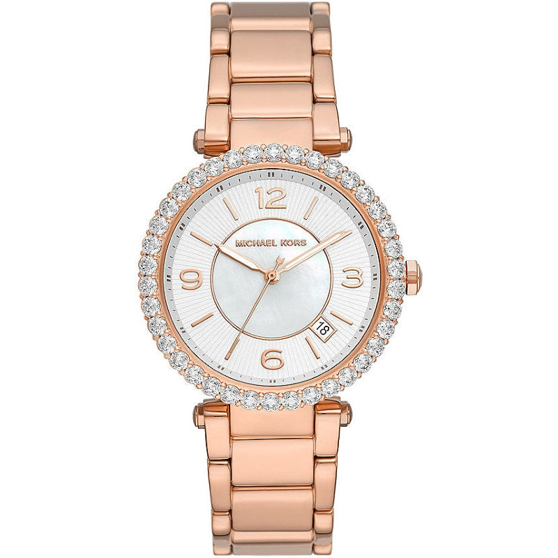 Michael Kors Rose Gold Crystal Watch