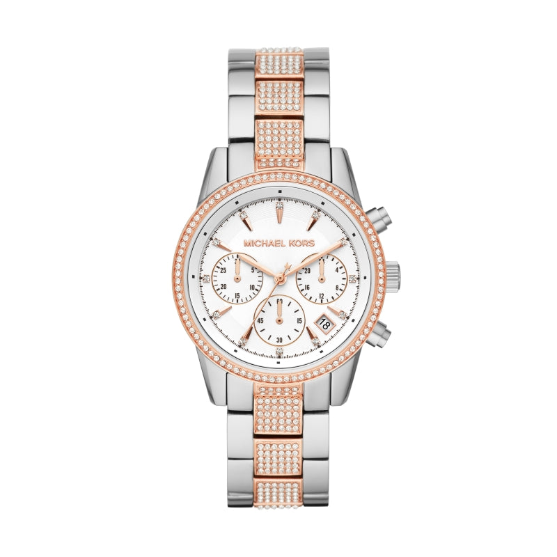 Michael Kors Rose Gold Chronograph Watch