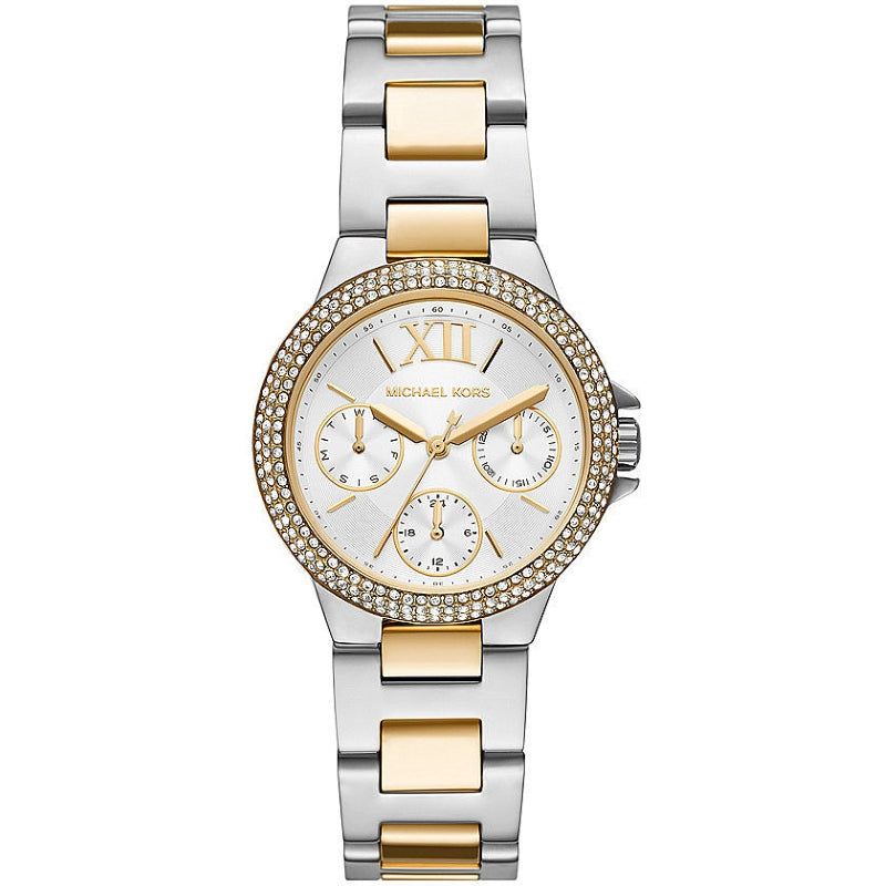 Michael Kors Dual-Tone Crystal Chronograph