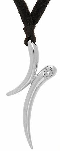 Morellato Black Pendant Necklace in Silver
