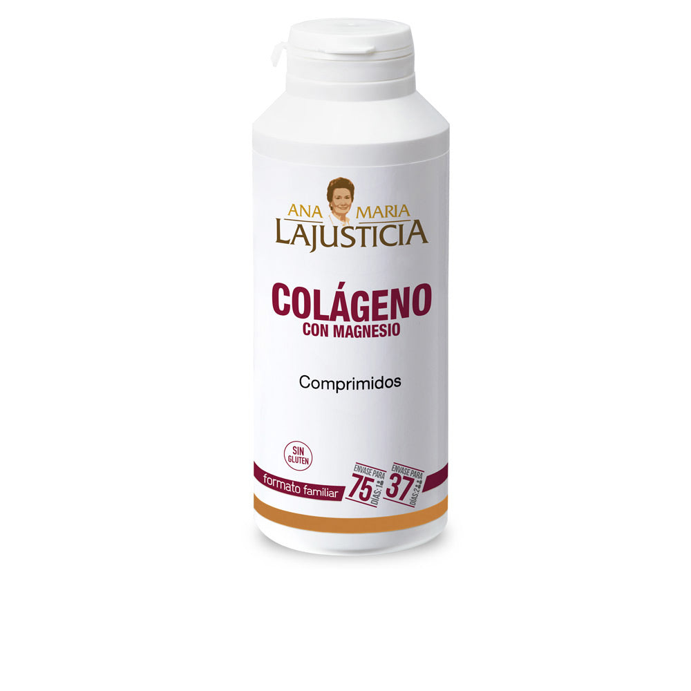 Bottle of 180 collagen and magnesium capsules, Unisex supplement