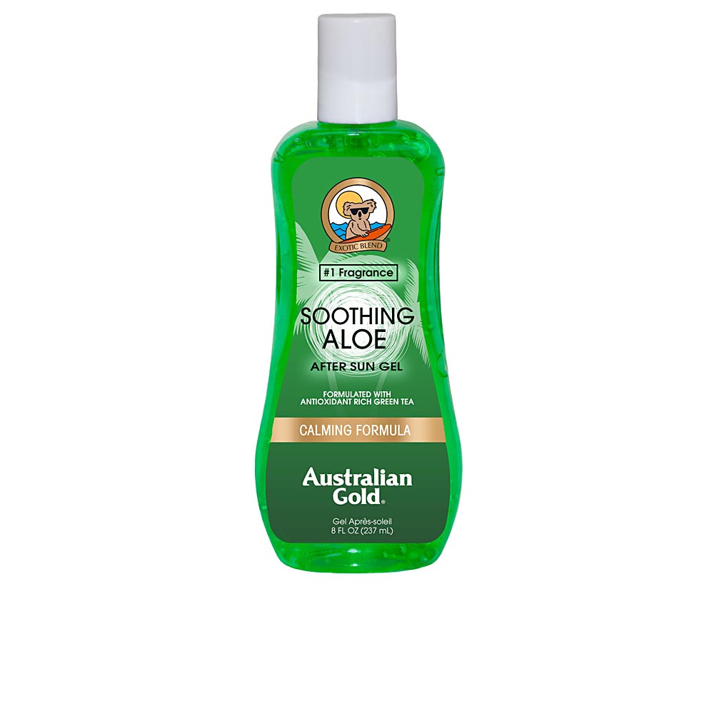 Clear 237 ml tube of cooling aloe after‑sun gel, fragrance‑free, Unisex