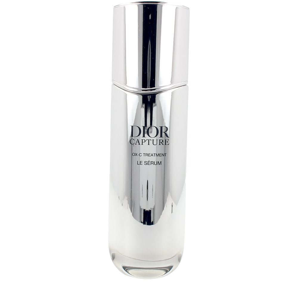 50 ml pump serum bottle; pale translucent liquid; Unisex anti-ageing formula