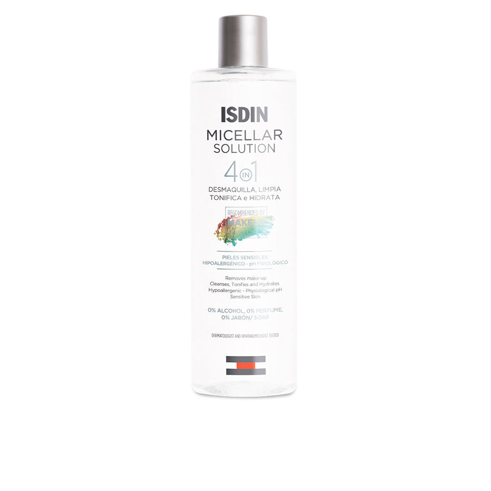Clear 100 ml micellar solution bottle for Unisex, gentle facial cleanser