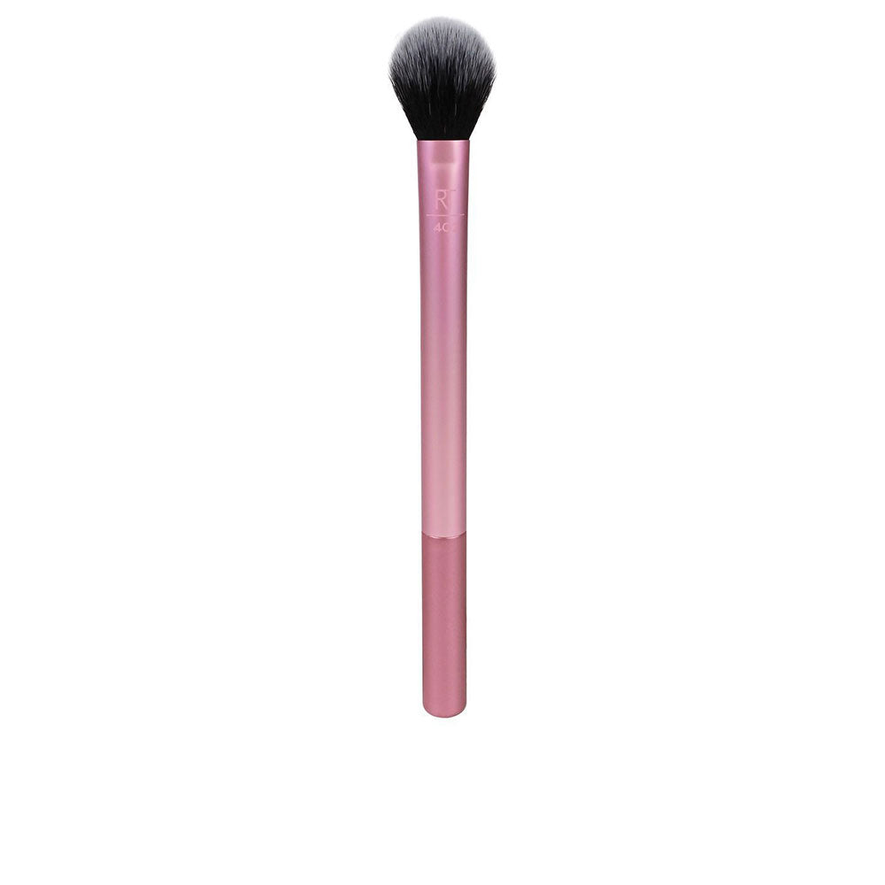Compact synthetic setting brush with dense rounded head for precision application