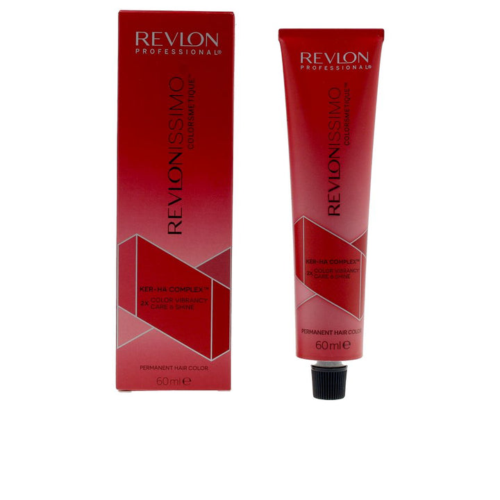 Tube of 60 ml permanent hair colour in dark blonde with hyaluronic acid and soy protein