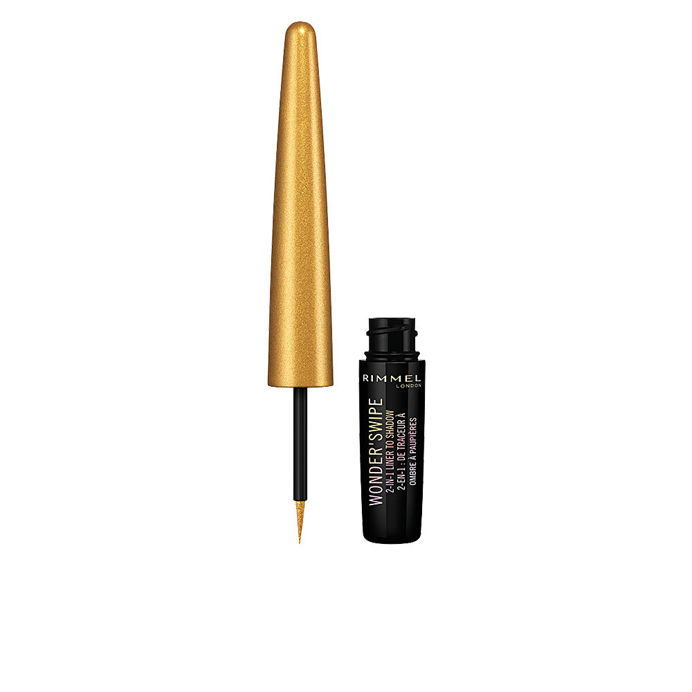 Slim metallic cream eyeliner stick, deep shimmery bronze, 1.7 ml