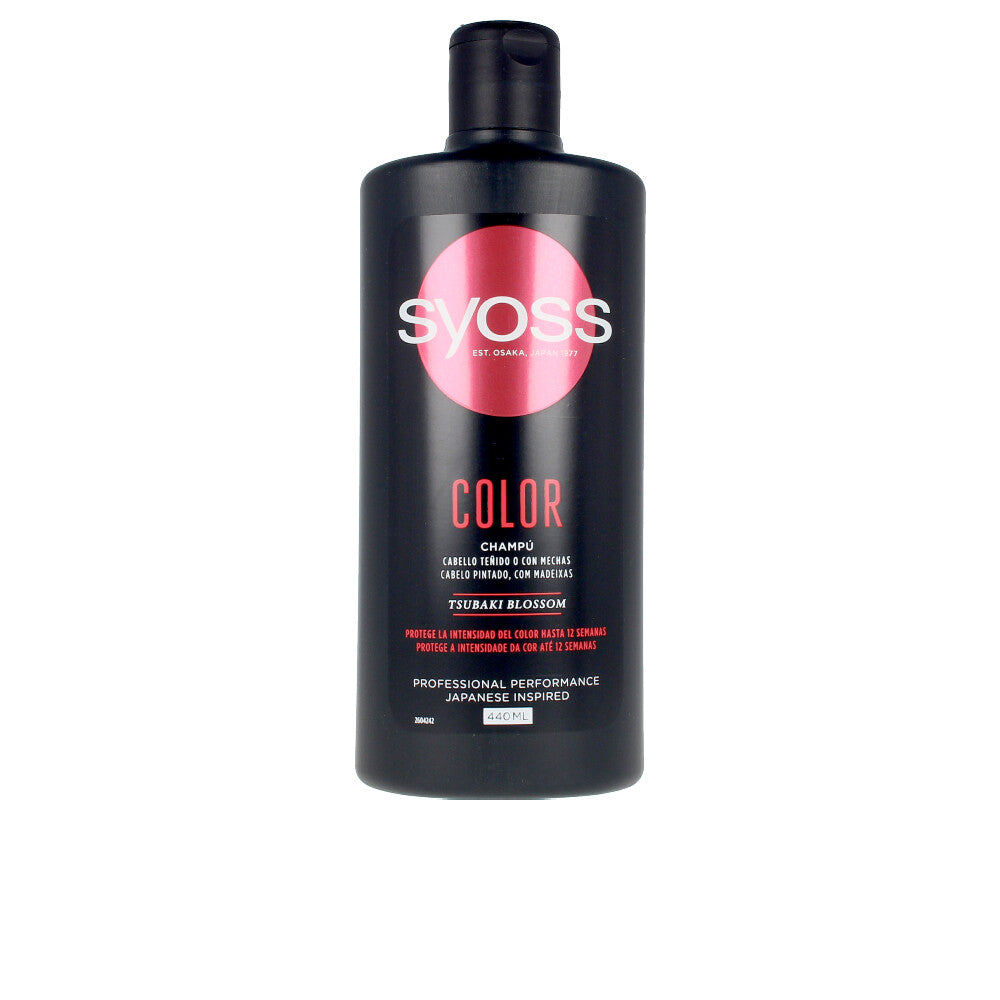 440 ml opaque shampoo bottle for dyed and highlighted hair, UV-protect formula