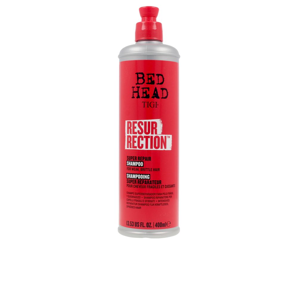 Large 970 ml bottle of Resurrection Repair Hydrating Shampoo, pale pearlescent gel