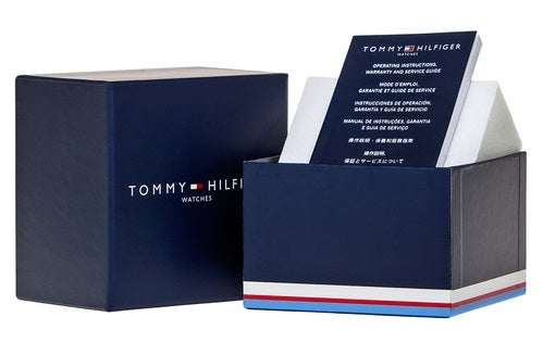 Tommy Hilfiger Silver Chronograph Mesh Watch