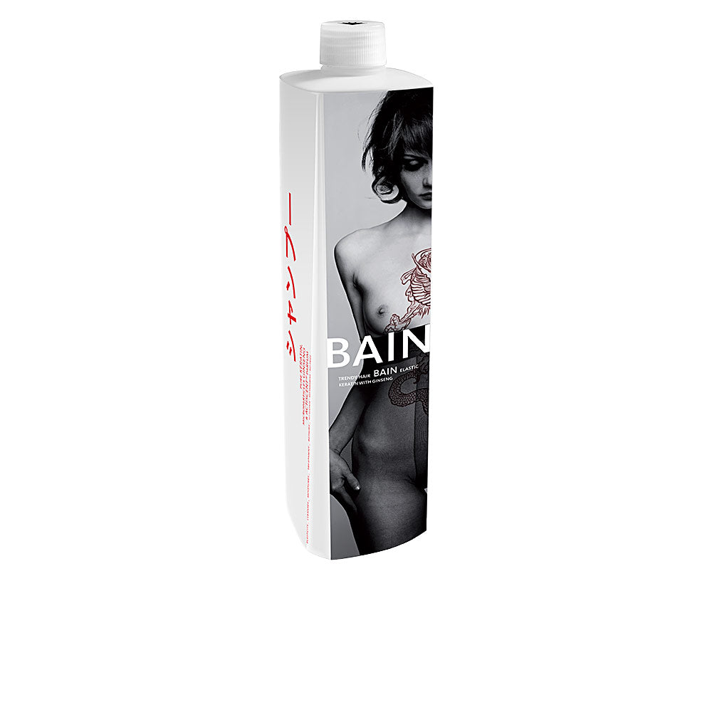 1,000 ml clear bottle of hydrating keratin shampoo for Unisex hair