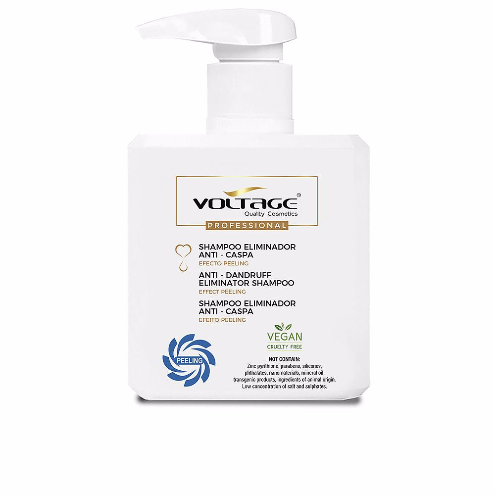 500 ml tube of anti‑dandruff peeling shampoo with micronised particles, Unisex