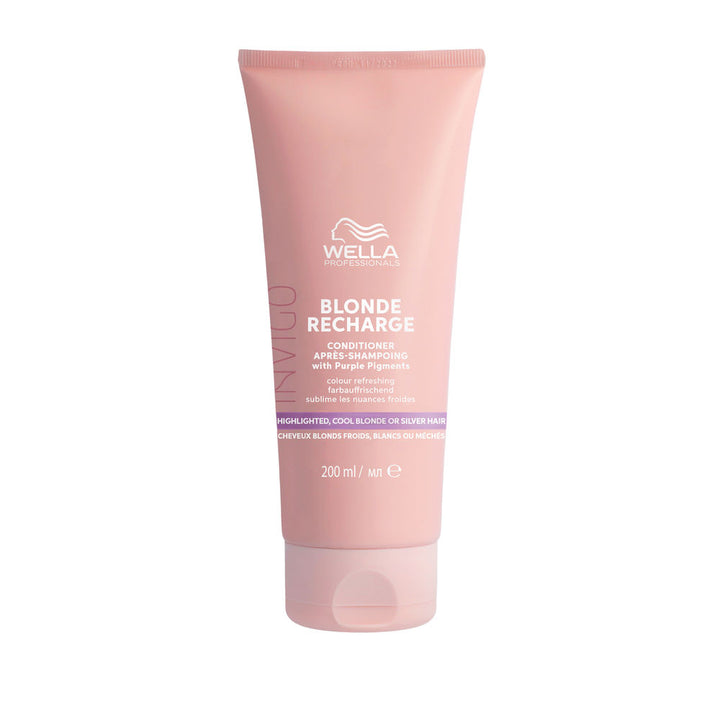Tube of pale violet conditioner, 200 ml, for Unisex blond hair